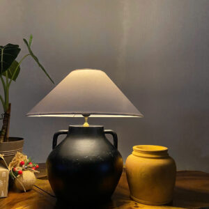 Đèn Bàn Gỗ Darkwood Amphora DT-0021 | An Lights